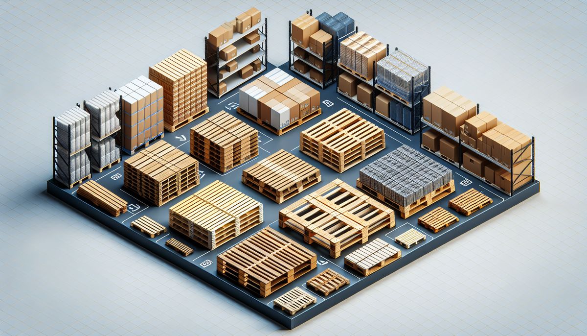 Огляд стандартних розмірів палет: Знайти ідеальне рішення для вашого бізнесу